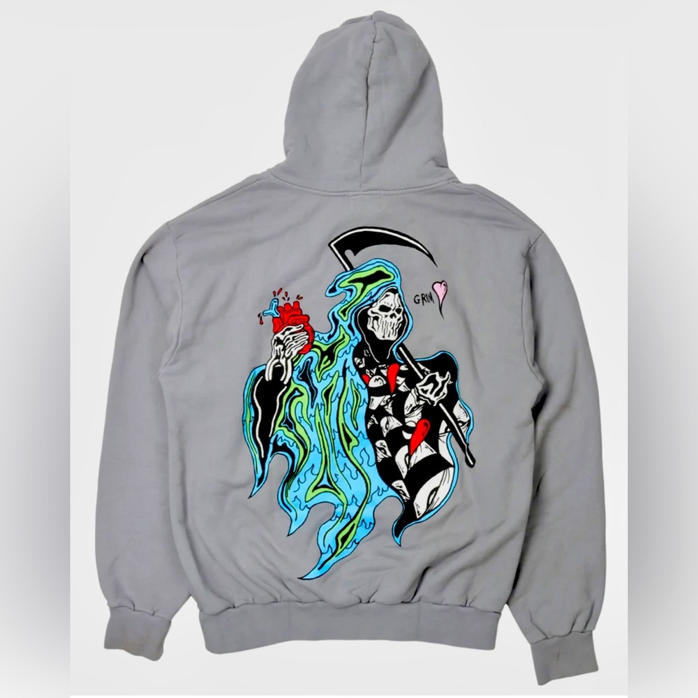 Warren Lotas Grim Reaper Hoodie Available in Large & XL